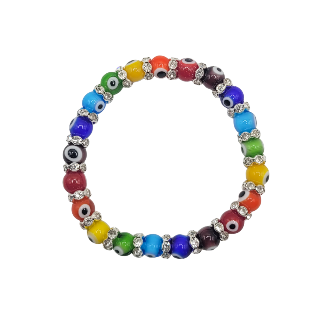 Bracelet - 7 Chakras & Œil de Protection