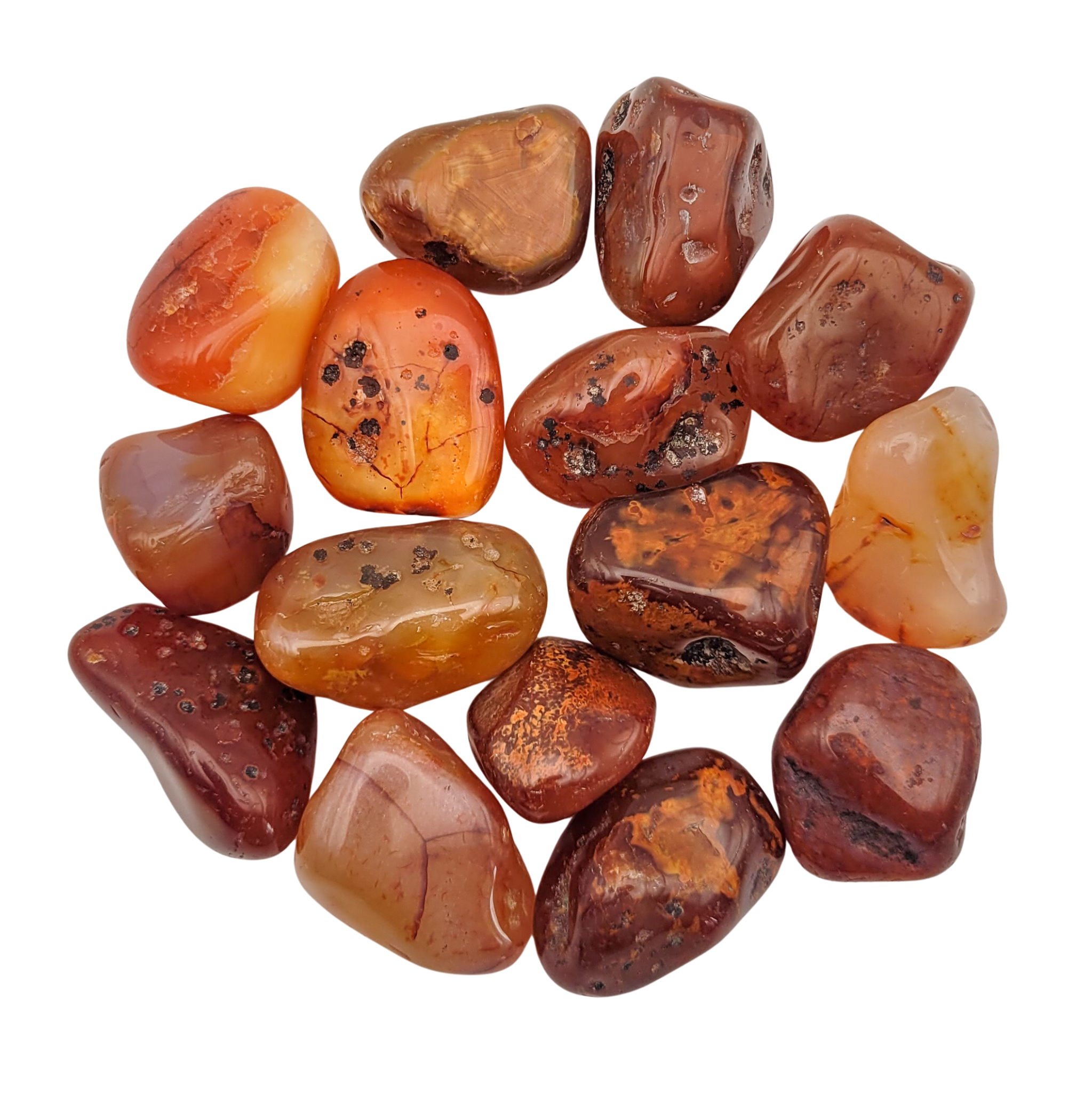 Cornaline - Pierre polie