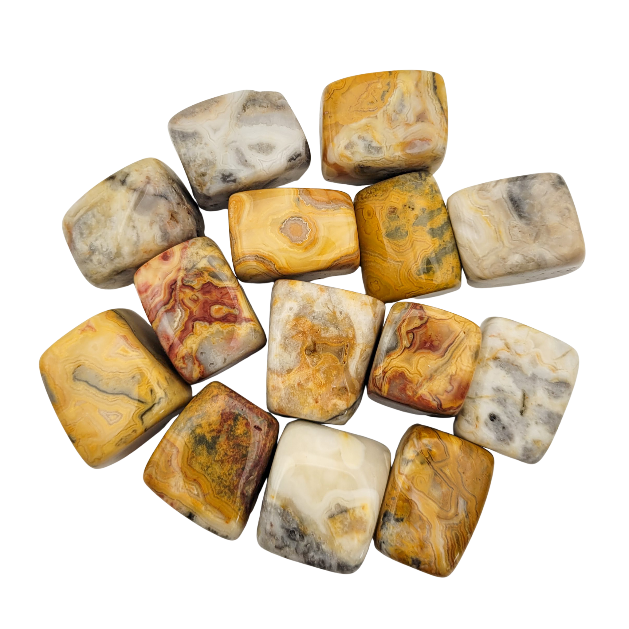 Agate Crazy Lace - Pierre polie