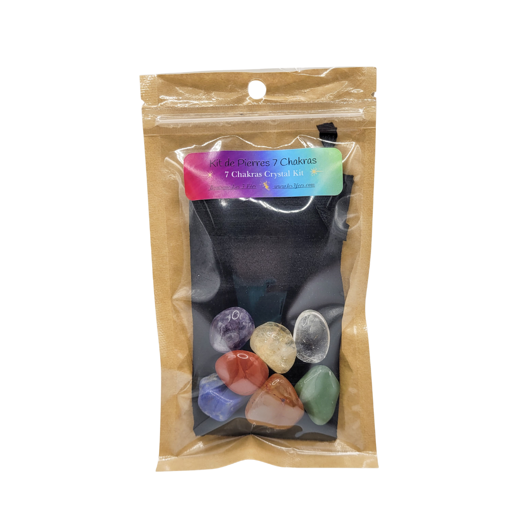 Kit de Cristaux : 7 Chakras