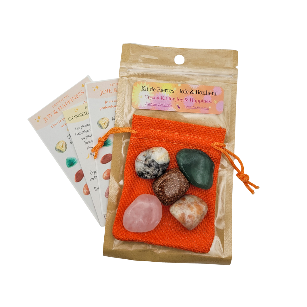 Kit de Cristaux : Joie & Bonheur