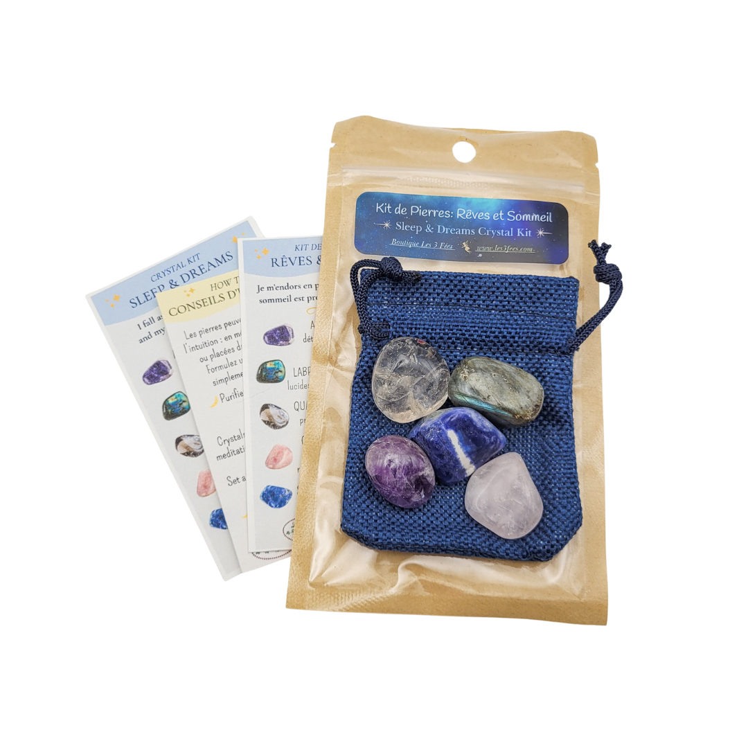 Kit de Cristaux : Rêves & Sommeil