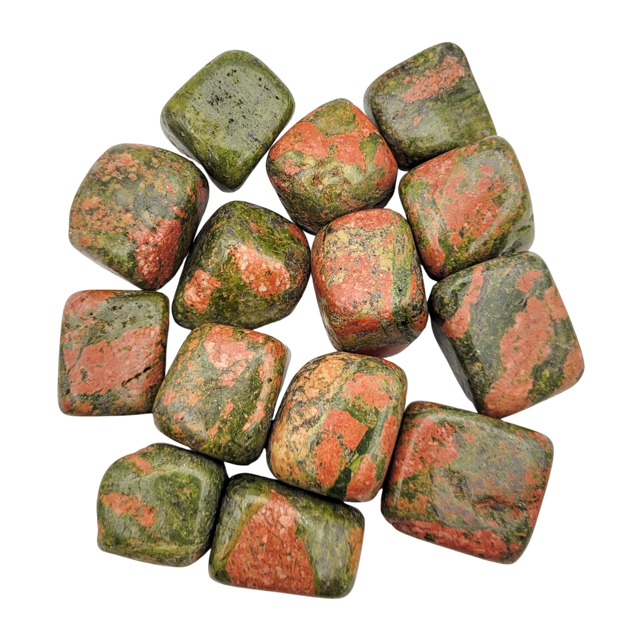 Unakite - Pierre polie